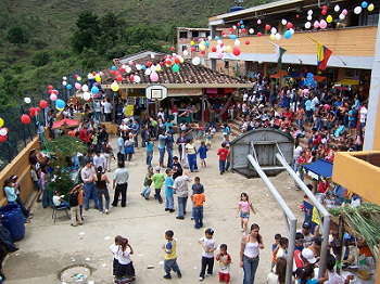 Actividades con niños y padres de la comunidad