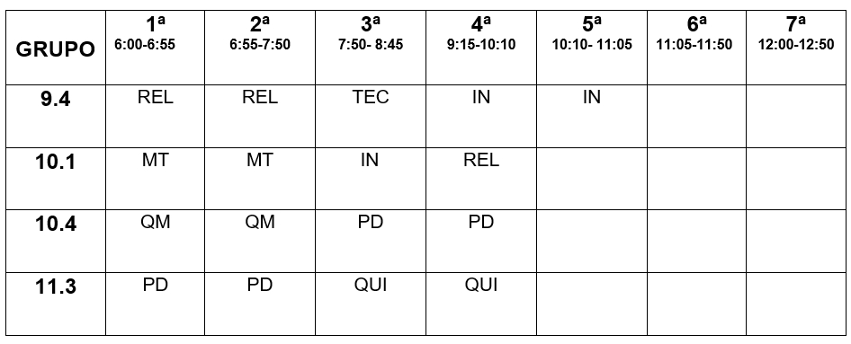 horario 21 sep Jesus Rey horario 21 sep Jesus Rey